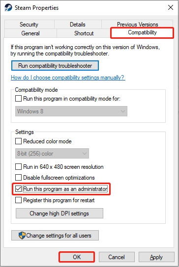 관리자 권한으로 실행하기