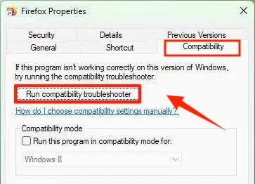 run compatibility troubleshooter fixing ntdll.dll crash