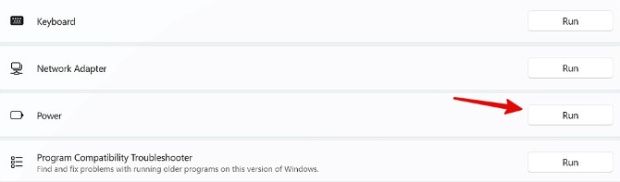 computer won’t wake up from sleep windows 11 step 3