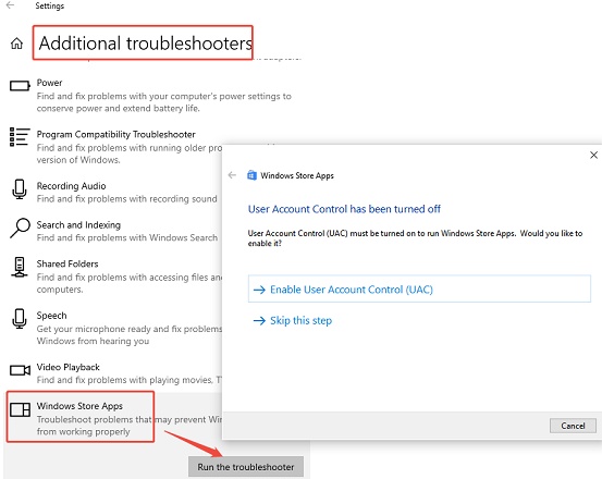 run windows store apps