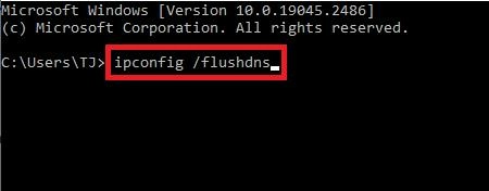 runcommand to flush dns