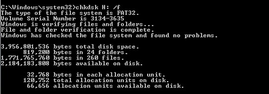 scan hard disk