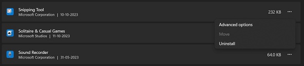 스닙 & 스케치 앱 선택하기