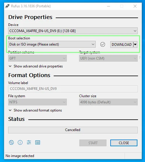 windows 11 auswählen und fortfahren
