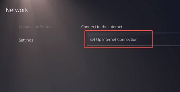set internet on ps