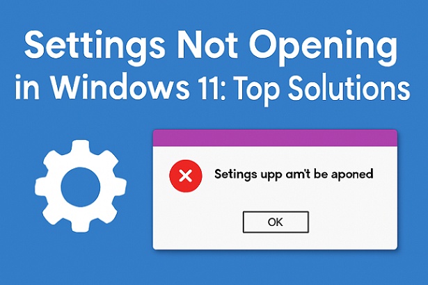 settings wont open windows 11