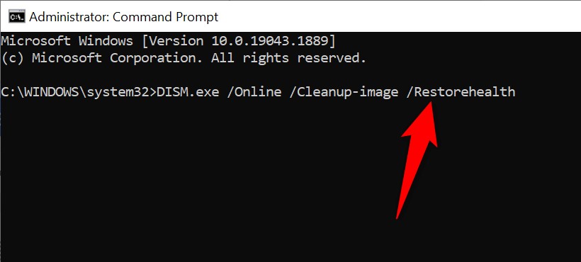 sfc scan command prompt
