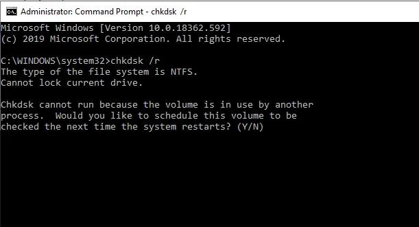sfc /scannow not working windows 10 step 2
