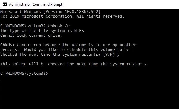 sfc /scannow not working windows 10 step 3
