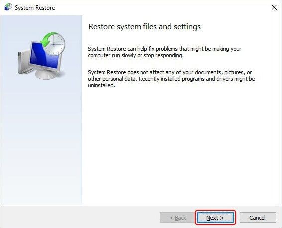 System Restore