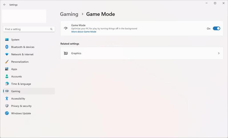 ativar o modo de jogo