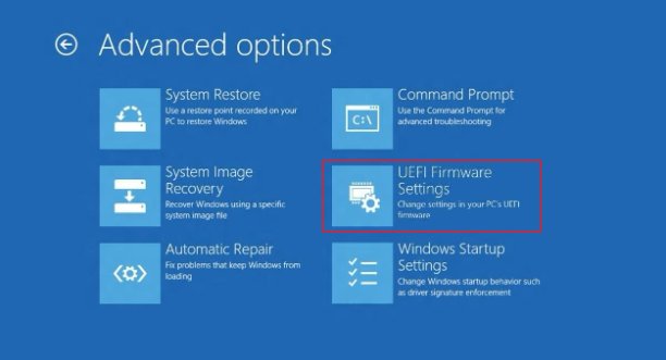 UEFI Firmware Settings