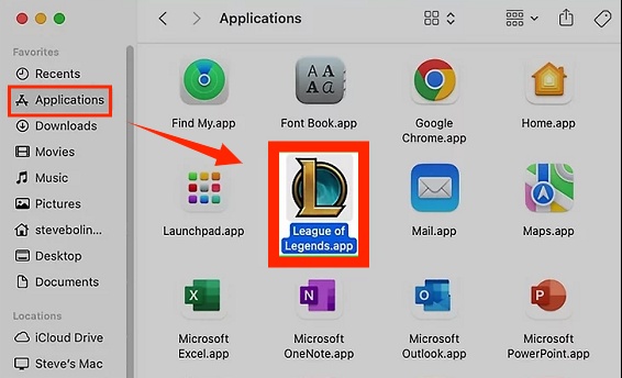 uninstall lol on mac