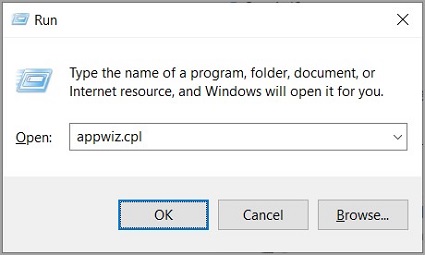 uninstall the program causing Bad Image error-1
