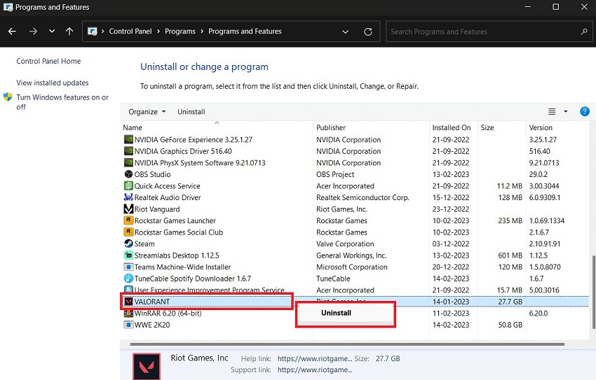 uninstall the program causing Bad Image error-2