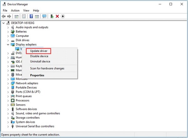 Update Device Driver