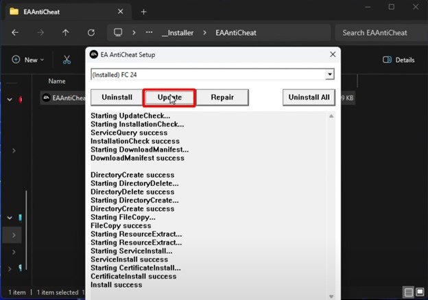 mettre à jour EA AntiCheat