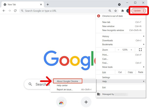 update google browser