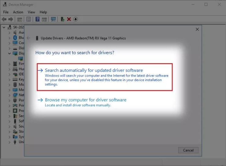update graphics drivers to fix google chrome flickering - 2