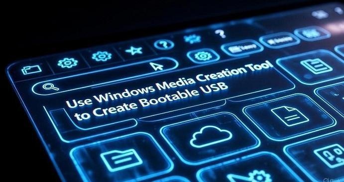 use media creation tool to creat bootable usb