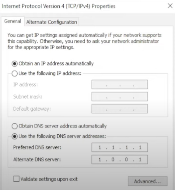 dns server adresse in dix ändern roblox fehlercode 279
