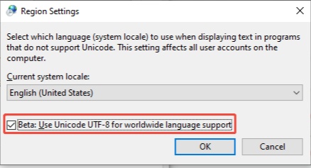 use utf 8