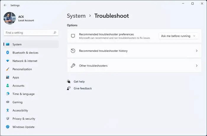 use windows update troubleshooter