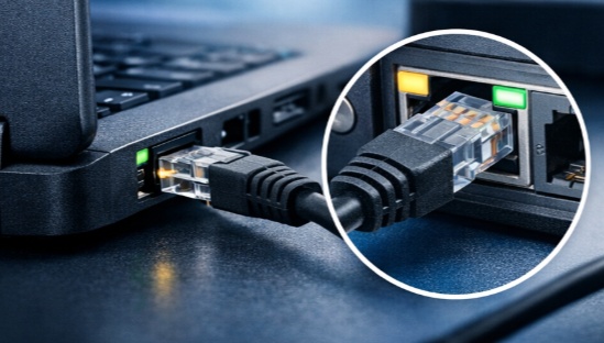 use wired connection