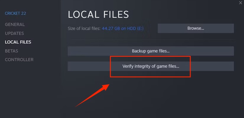verify integrity of game files
