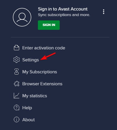 verify third-party firewall settings