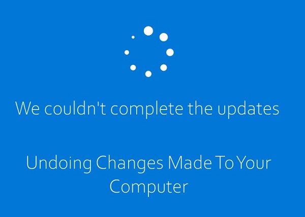 we couldn't complete the updates undoing changes