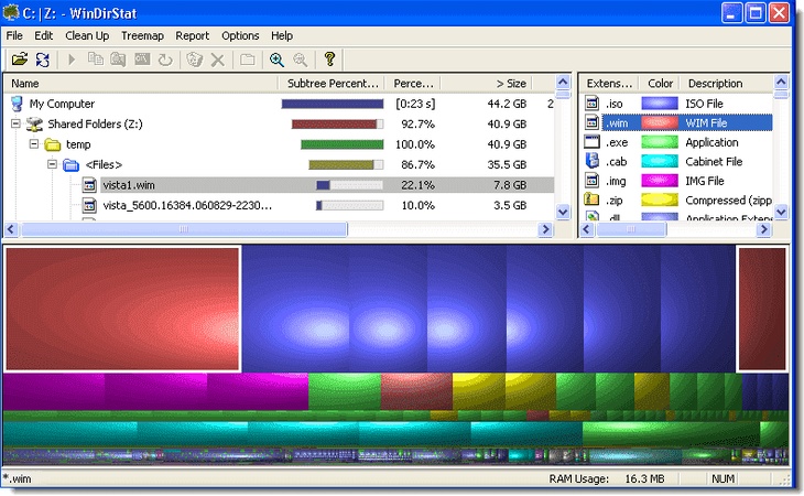 windirstat disk space analyzer for windows