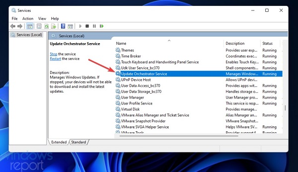 Windows Update Properties
