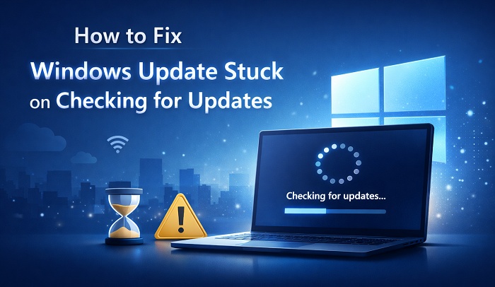 windows update stuck on checking for updates