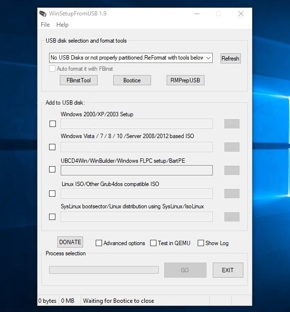 WinToHDD alternative WinSetupFromUSB