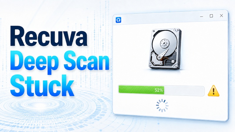 recuva deep scan stuck