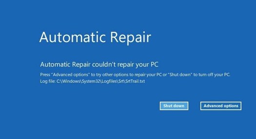 Automatic Repair to fix acer loading screen stuck