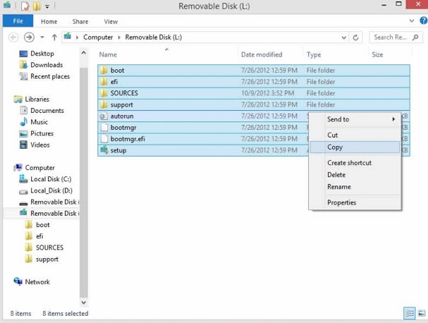 윈도우10 부팅 usb 만들기