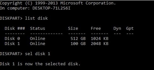 how to delete OEM partition with diskpart