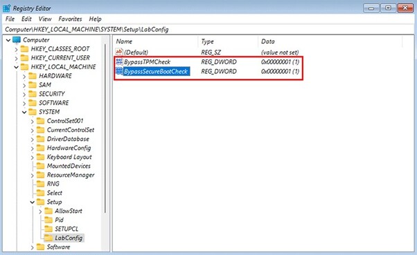 install Windows 11 without secure boot