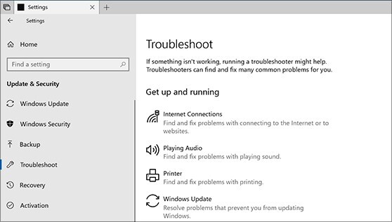 Solución de problemas de Windows