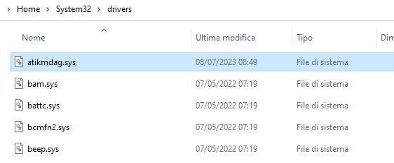 posizione sicura come backup