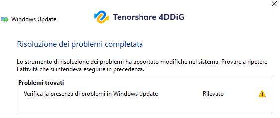seleziona i file che desideri recuperare