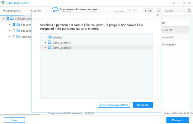 recuperare file eliminati definitivamente da Windows