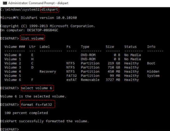 formattare chiavetta usb non riconosciuta