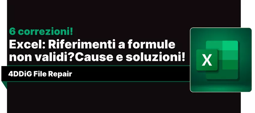 uno o più riferimenti a formule in questo foglio di lavoro Excel