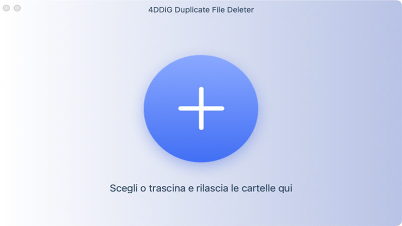 interfaccia principale