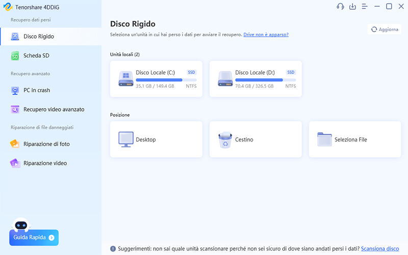 4ddig data recovery guide step 1