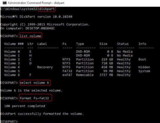 formattare sdxc in fat32 4