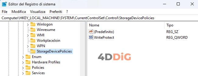 diskpart non è riuscito a cancellare gli attributi del disco